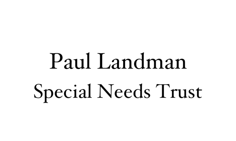 Paul Landman Special Needs Trust logo